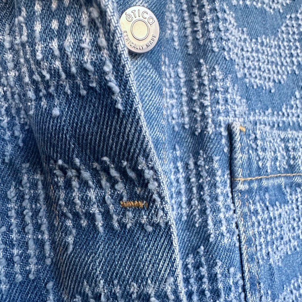 NWOT | ETICA DENIM | Etica Pricilla Denim Shirt Dress Peninsula - Picture 8 of 10